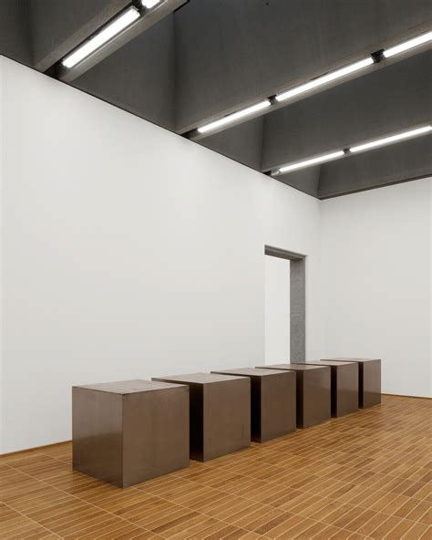 six cold rolled steel boxes judd|Untitled .